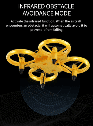 Drone håndstyret Quadcopter (med LED-lys og sej loop funktion)