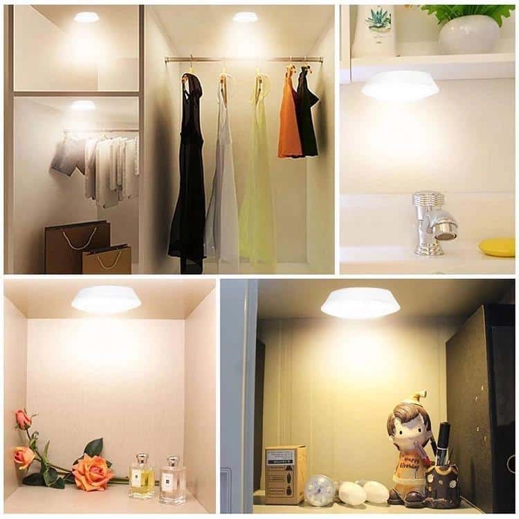 LED Spot (runde) 3 stk. inkl. fjernbetjening