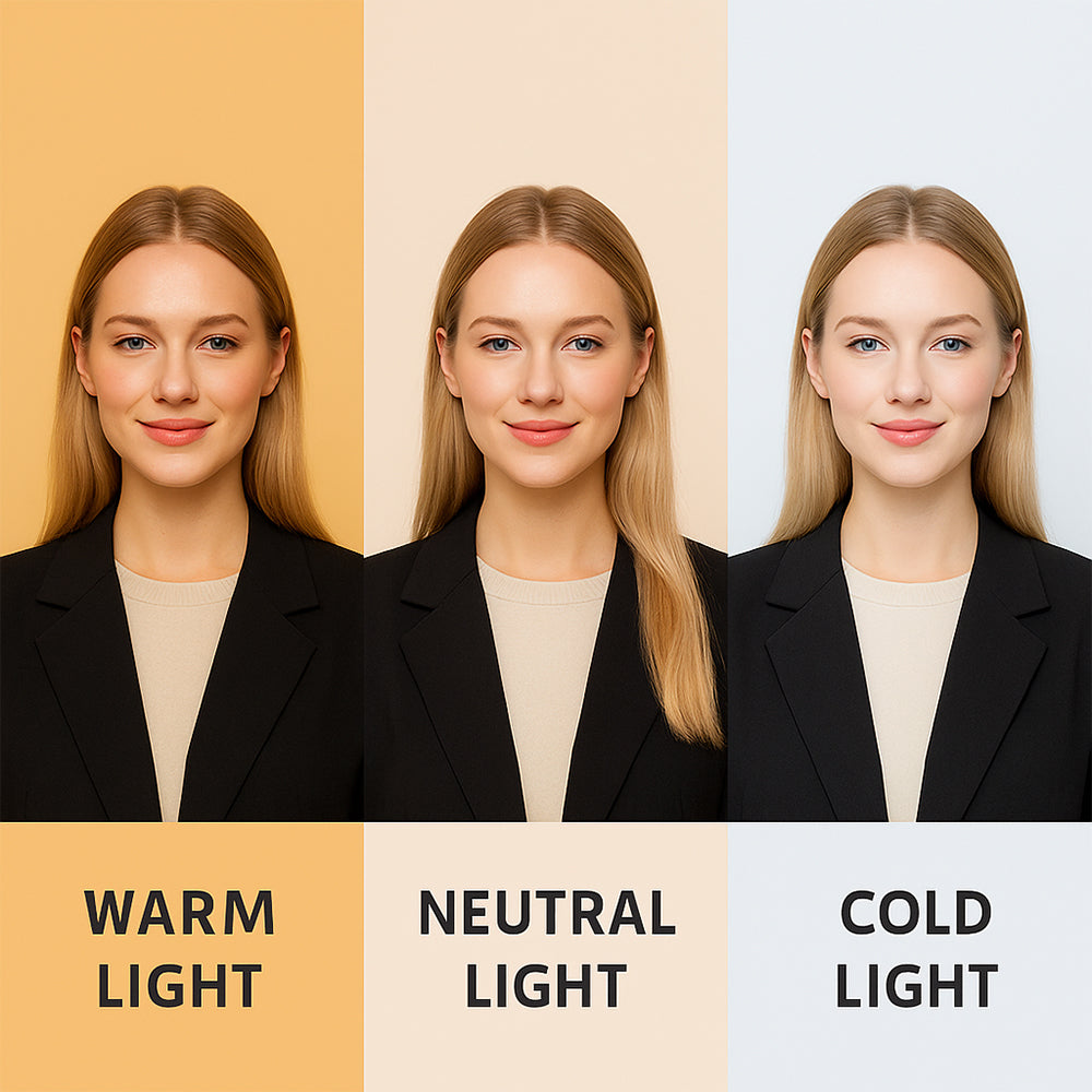 Ring Light med stativ – 3 farvetemperaturer – LJJ-26