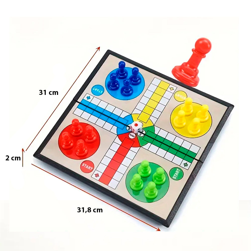 Familiespillet Ludo – Perfekt til rejser og hjemmebrug