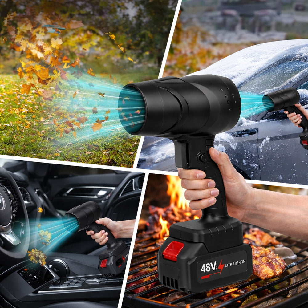 Batteridrevet Luftblæser 21V - Kompakt, Ledningsfri & Effektiv