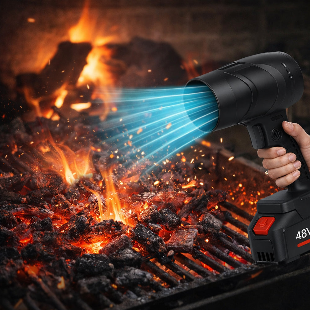 Batteridrevet Luftblæser 21V - Kompakt, Ledningsfri & Effektiv