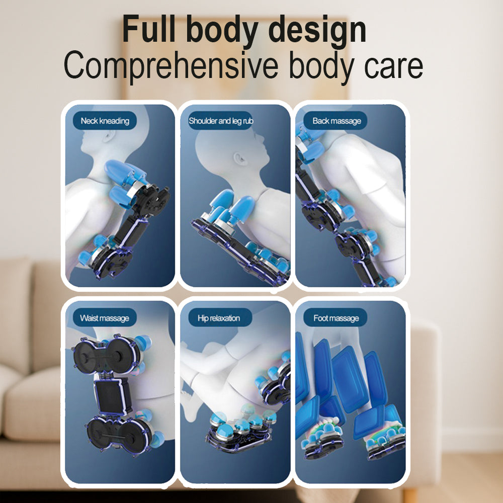 Massagestol 8D - Zero Gravity og Varmeterapi - Model S9C