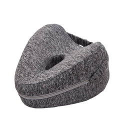 Knæpude der aflaster knæ, ryg & hofte - memory skum 25x21x13 cm. m/aftageligt betræk (hjerteformet)