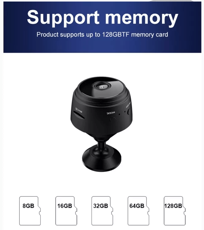 Overvågnings Mini HD-kamera