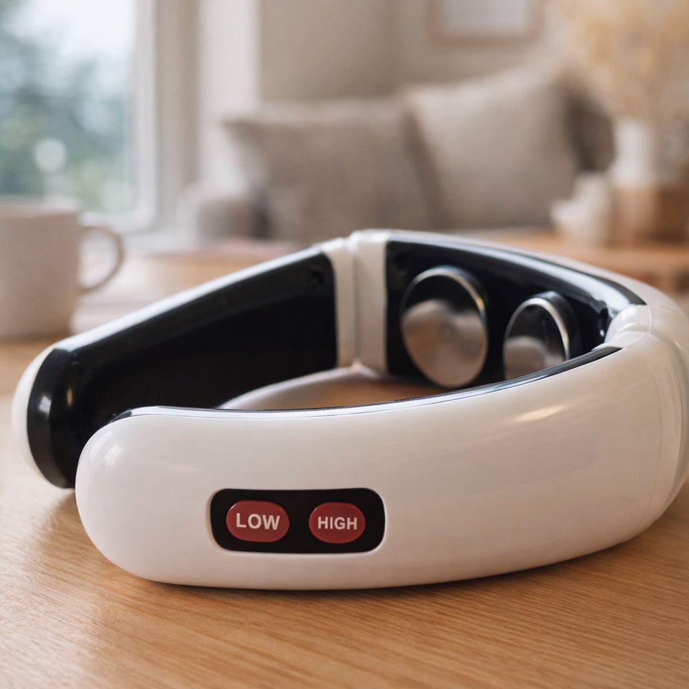 Nakkemassage m/puls - 6 programmer/16 niveauer