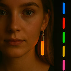 Glow-in-the-dark øreringe – Skru op for lyset og festen!