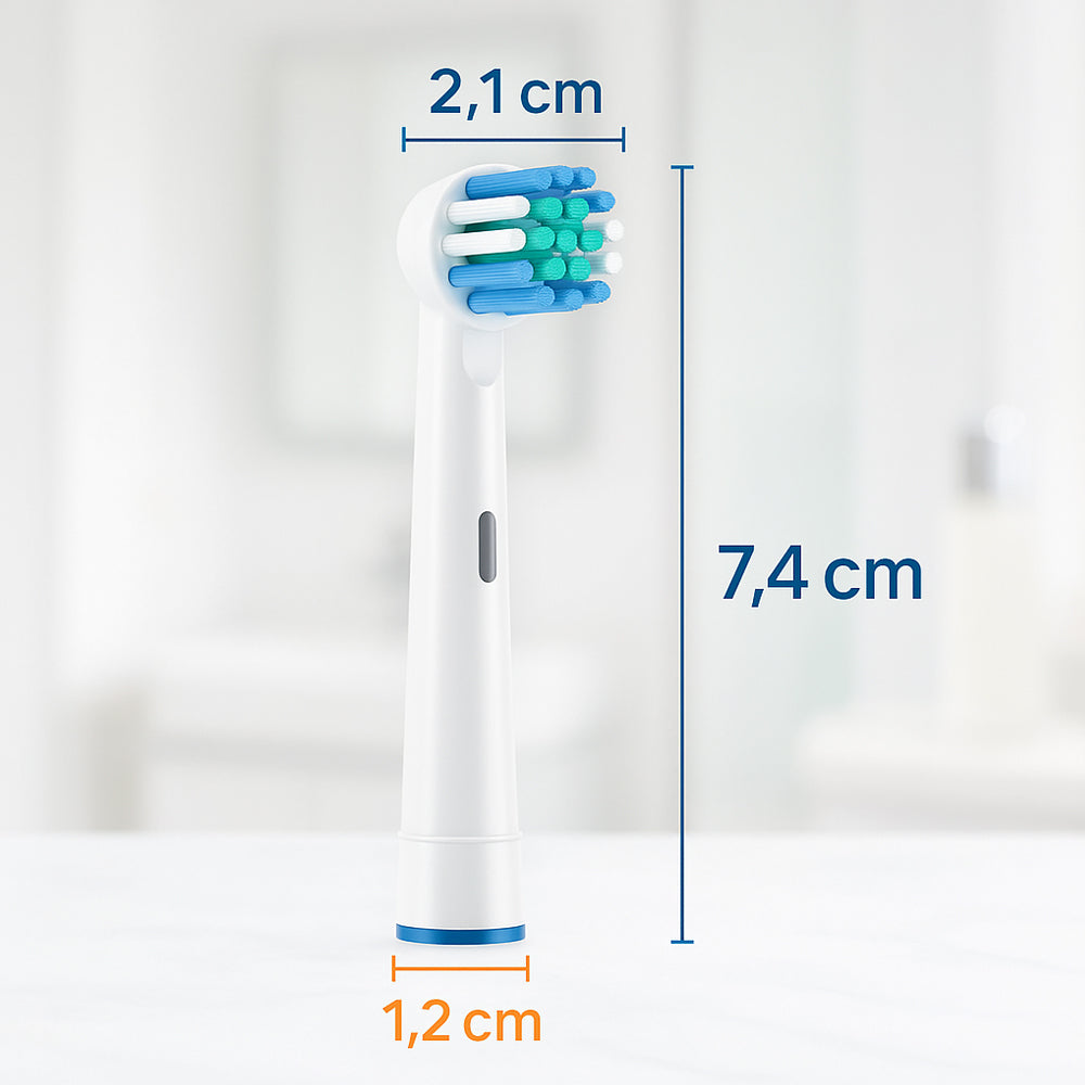 4 stk. tandbørstehoveder til Oral-B