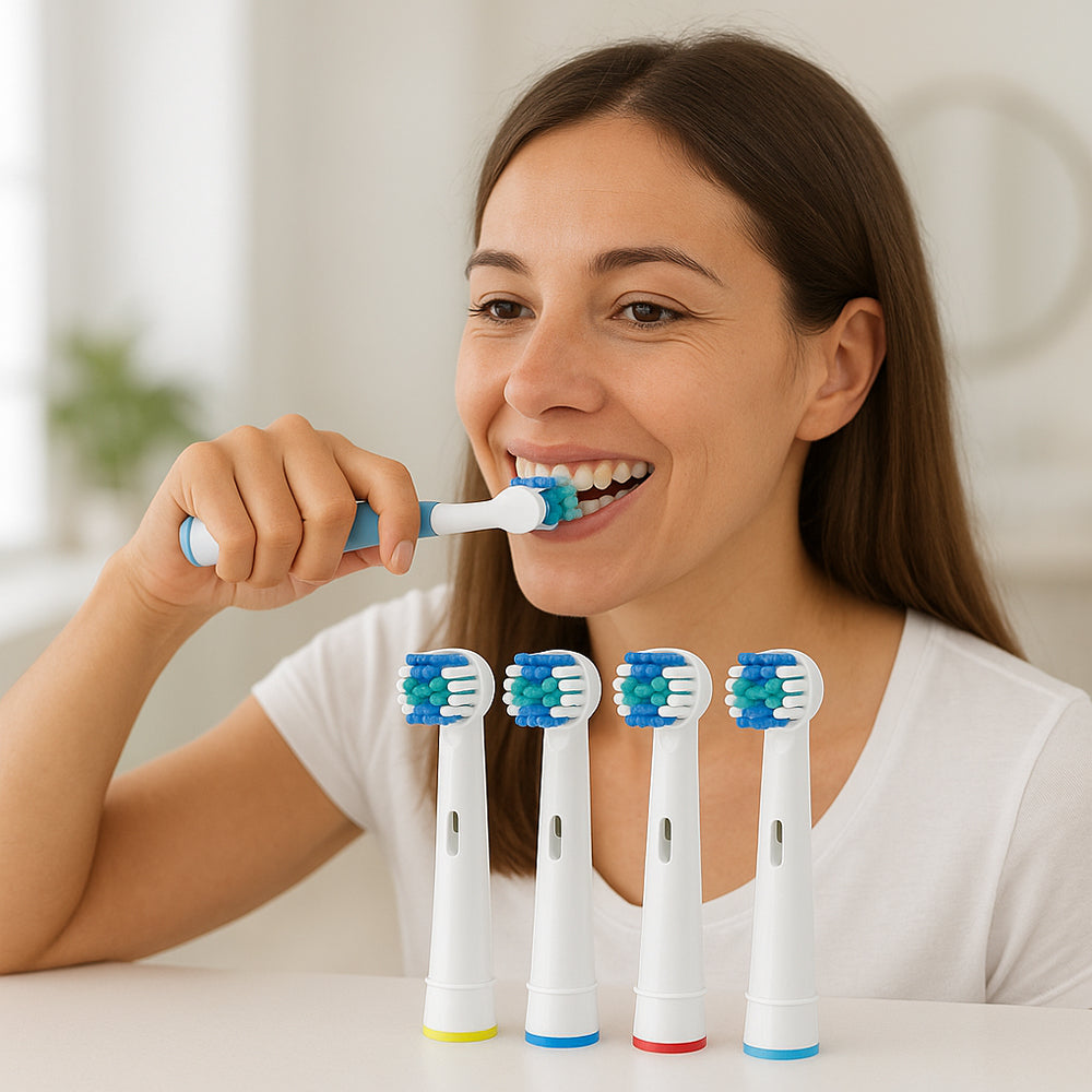 4 stk. tandbørstehoveder til Oral-B