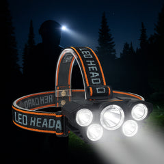 Pandelampe 300 lumen 180° justerbar vinkel - 4 lysfunktioner