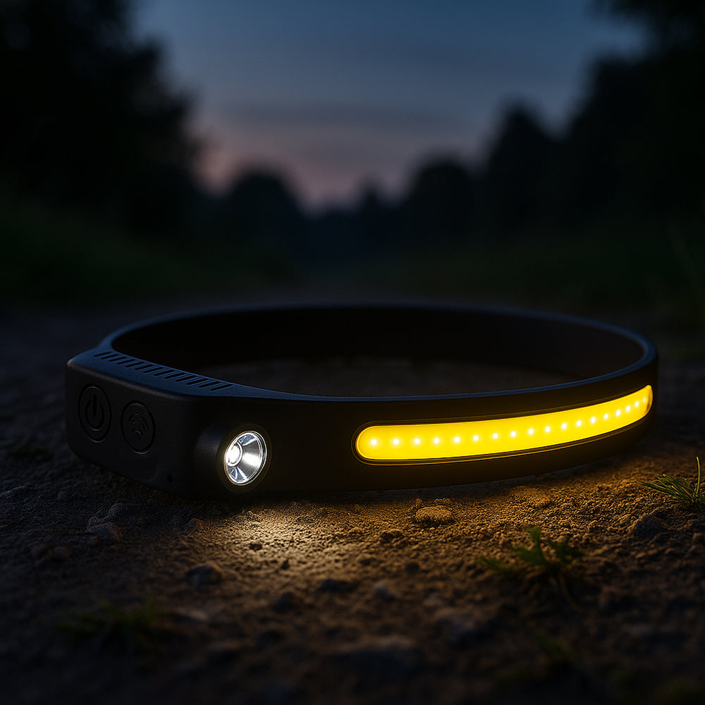 Pandelampe m/COB lys - 330 lumen, vandafvisende - 5 lysfunktioner