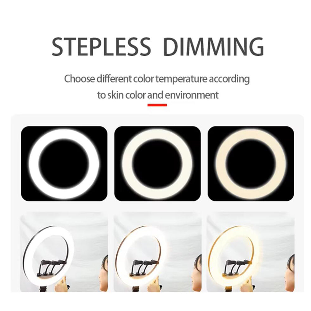 LED Ring Light – Perfekt Lys til Makeup, Livestreaming og Fotografi!