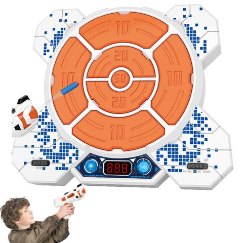 Space Shooting - Pistol m/lys, lyd, Elektronisk Mål og Skum Pile