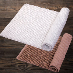 Tæppe Bomuld mix - 65x130 cm. - 3 forskellige farver