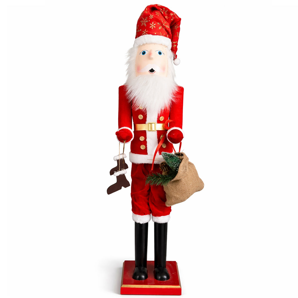 Nøddeknækker figurer i Træ  - 90 cm - 2 forskellige figurer -