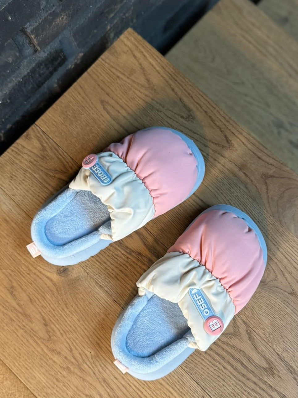Hjemmesko model Bose F - pink, lilla eller grønne - bløde og varme -