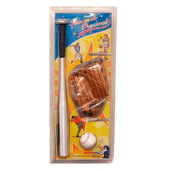 Baseballbat i Aluminium inkl. Handske og bold