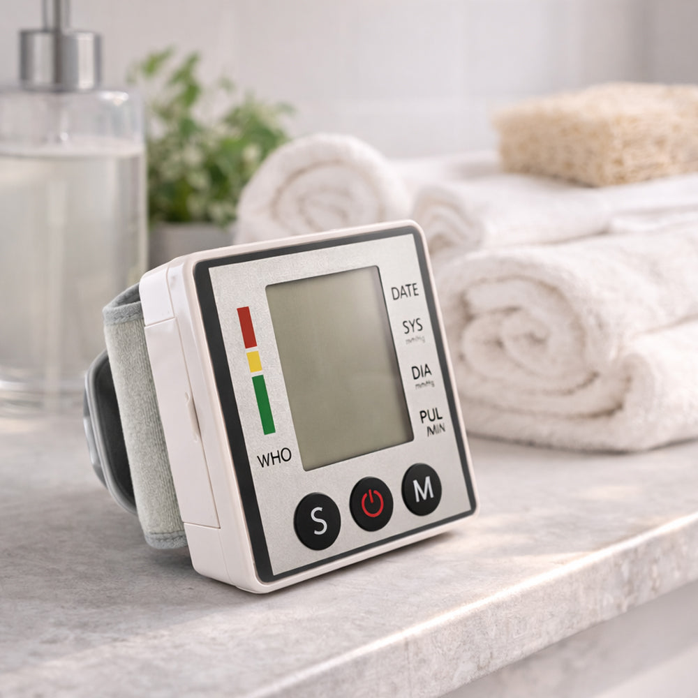 Elektronisk blodtryksmåler til håndled