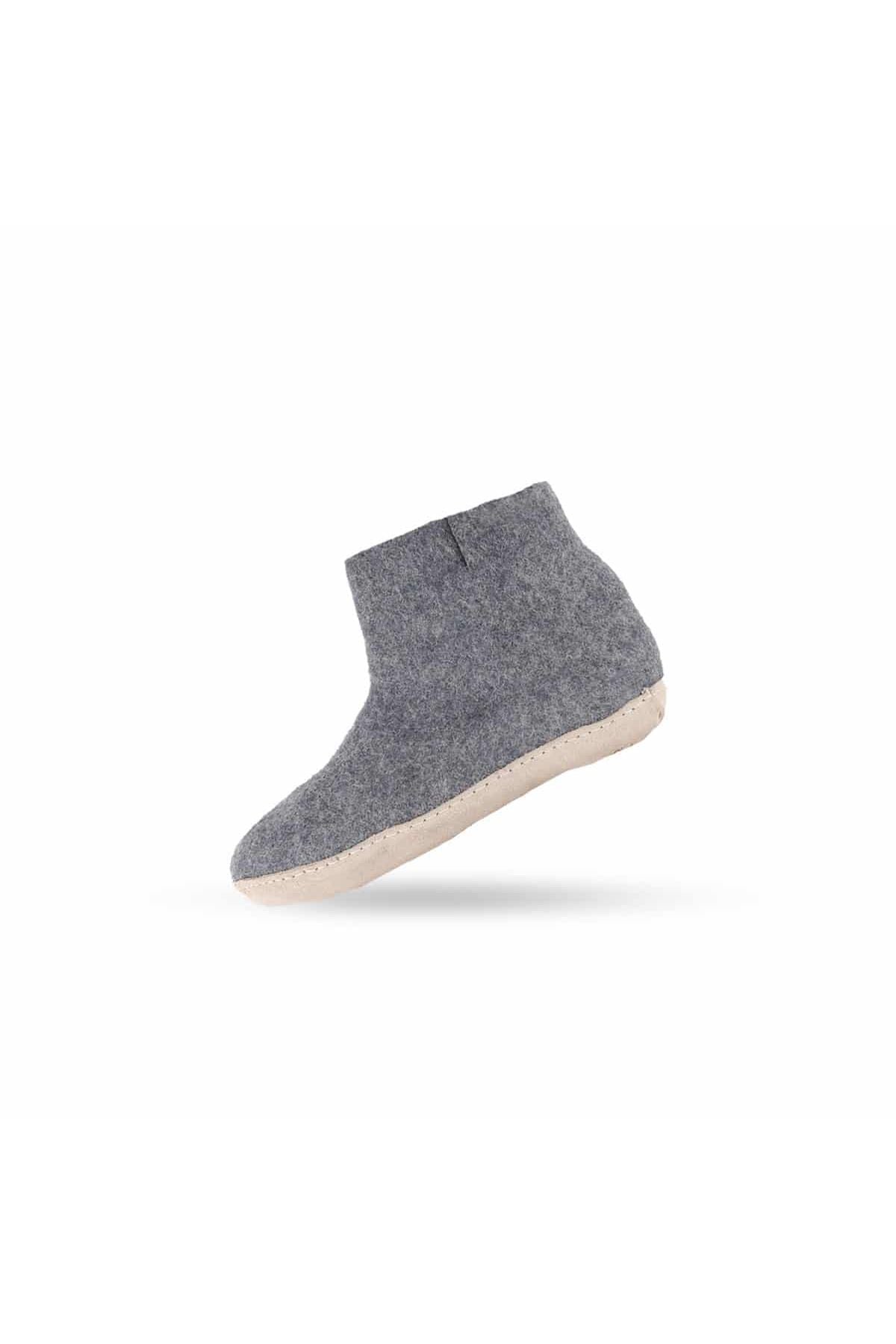 Uldstøvle (100% ren uld) - Model Denim m/sål i skind