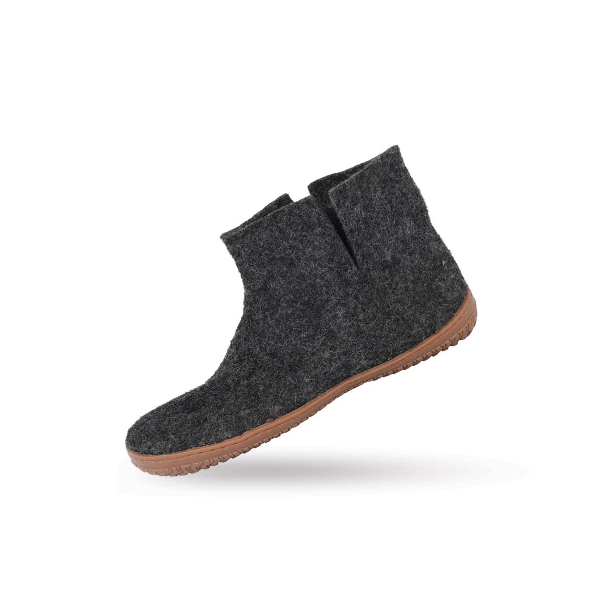 Uldstøvle (100% ren uld) - Model koks m/Gummisål - Dansk Design fra SHUS