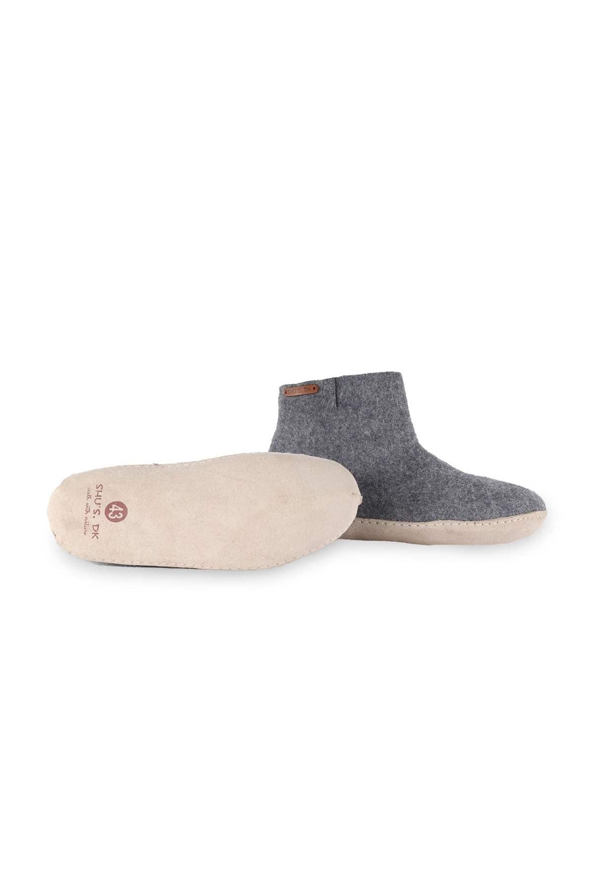 Uldstøvle (100% ren uld) - Model Denim m/sål i skind
