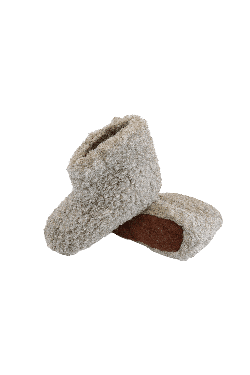 Fluffy Uldstøvle (100% ren uld) - Model Grå - Dansk Design fra SHUS