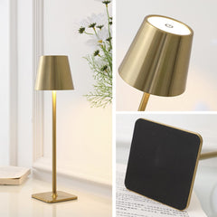 Bordlampe LED m/touch - ledningsfri - 4 farver