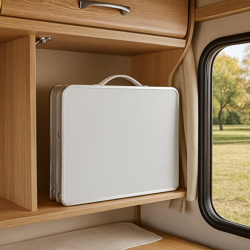 Foldbart Letvægts Campingbord i Aluminium