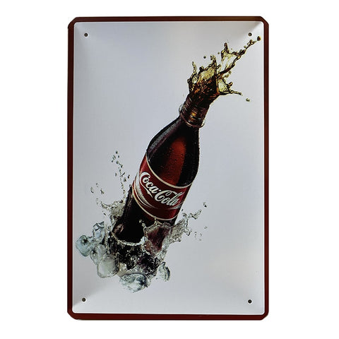 Metalskilt - Cola