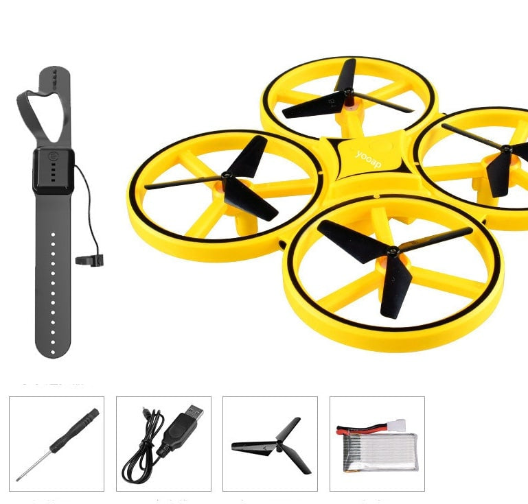 Drone håndstyret Quadcopter (Gyro &amp; LED)