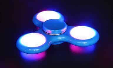 Fidget Spinner med LED Lys