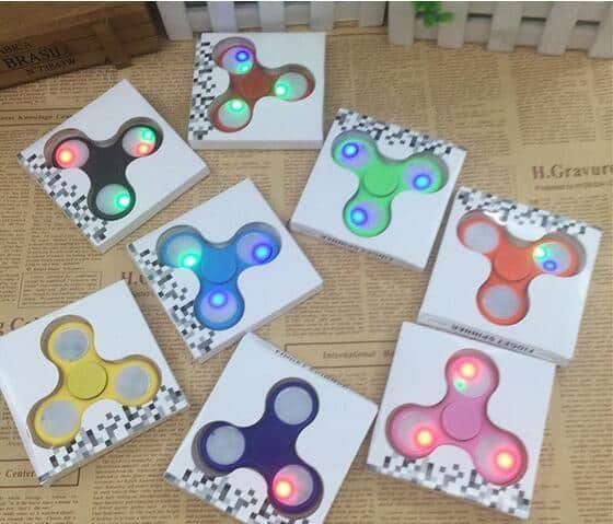 Fidget Spinner med LED Lys