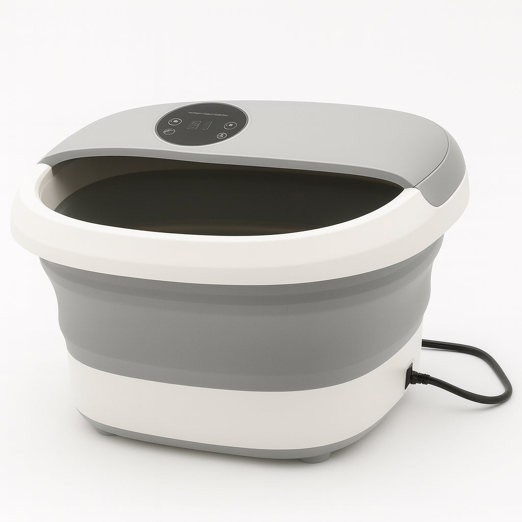 Foldbar Luksus Fodspa m/massage, temperaturstyring & fjernbetjening