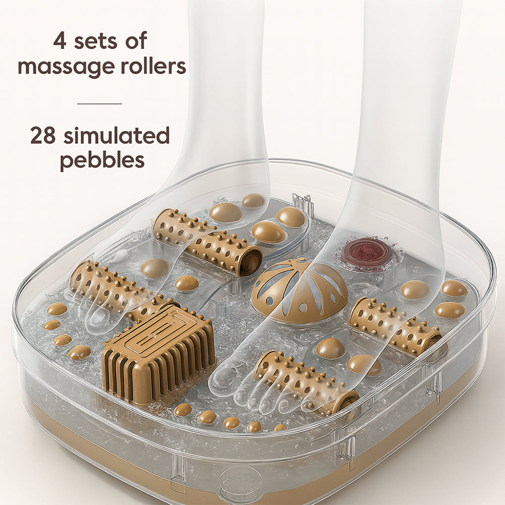 Foldbart Fodspa – Kraftig varme og dyb massage