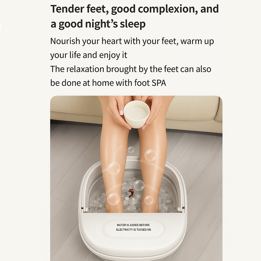Foldbart Fodspa – Kraftig varme og dyb massage