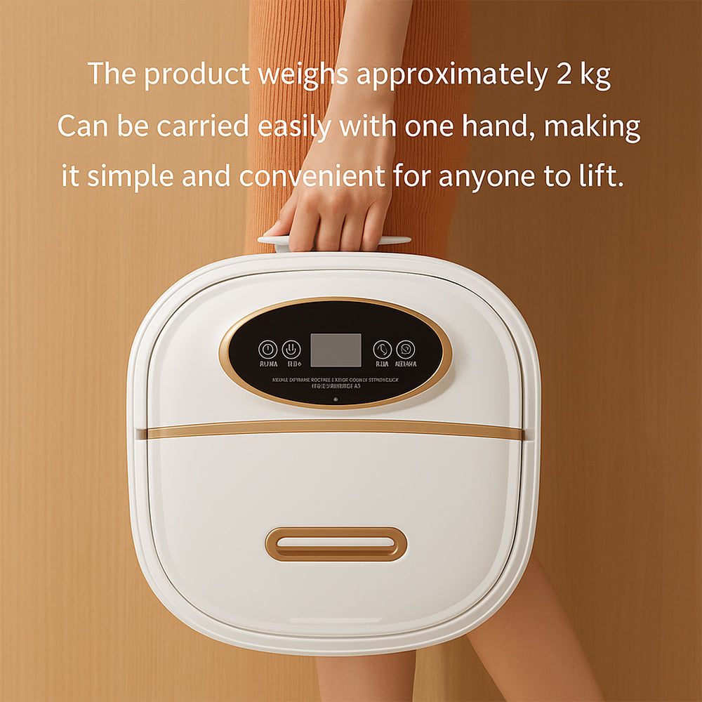 Foldbart Fodspa – med varme og 6 massagehoveder for dyb massage