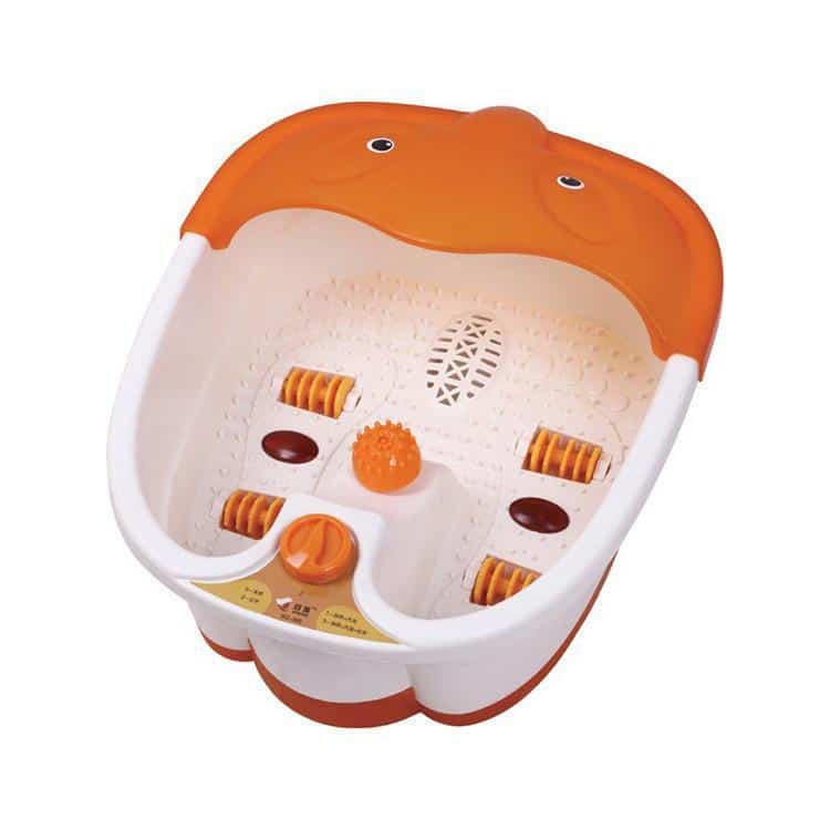 Fod spa med varme- boble- vibration &amp; rullemassage