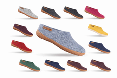 Uldhjemmesko (100% ren uld) m/Gummisål - Dansk Design fra SHUS