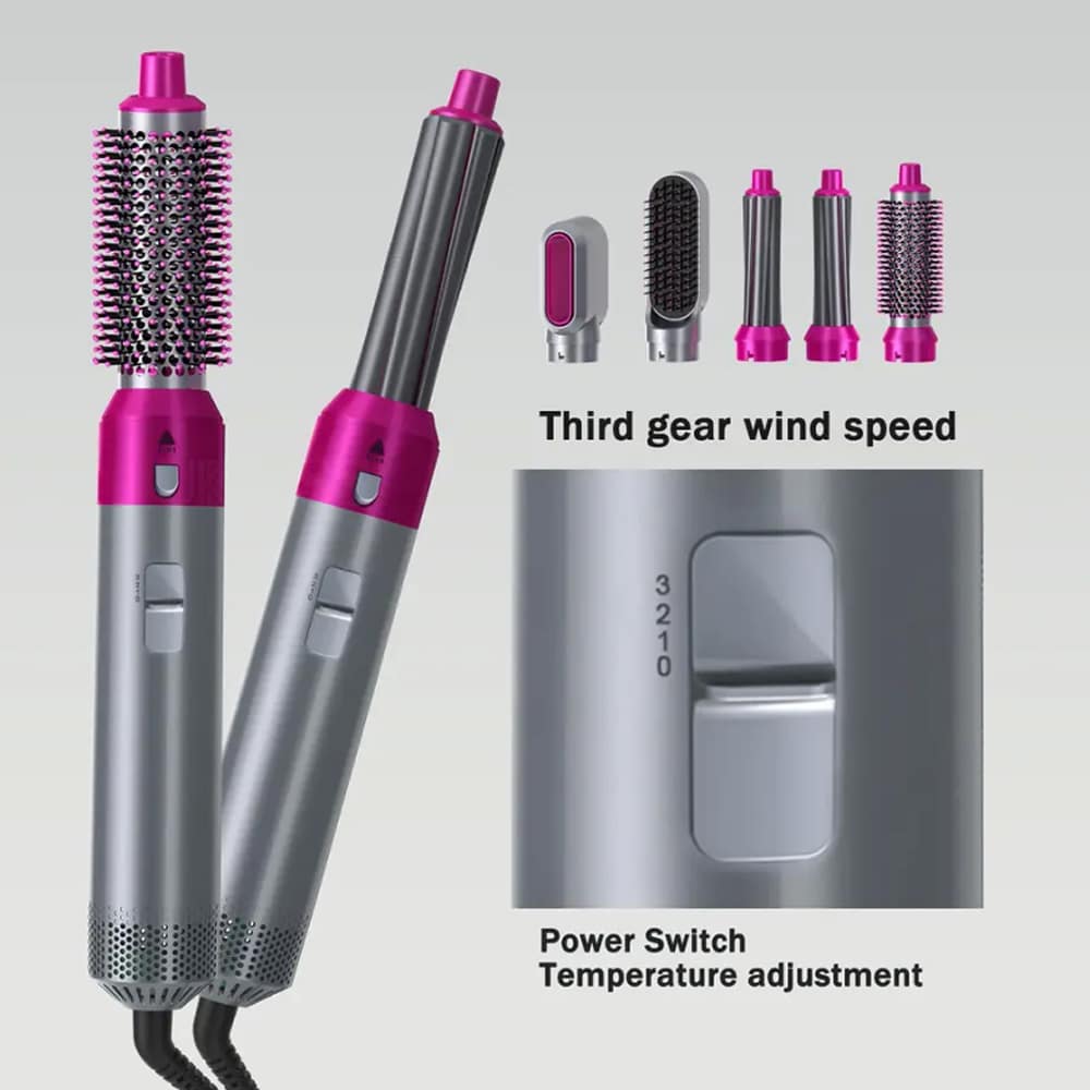 Hot Air Styler 5-i-1 -style dit hår som en professionel-