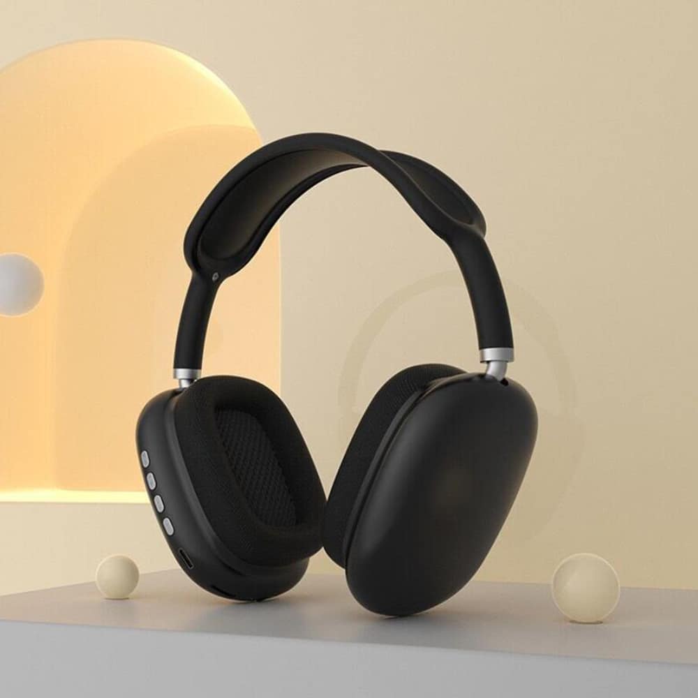 Bluetooth Headset P9 (Sølv og Sort)