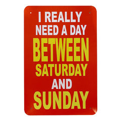 Metalskilt - I Really