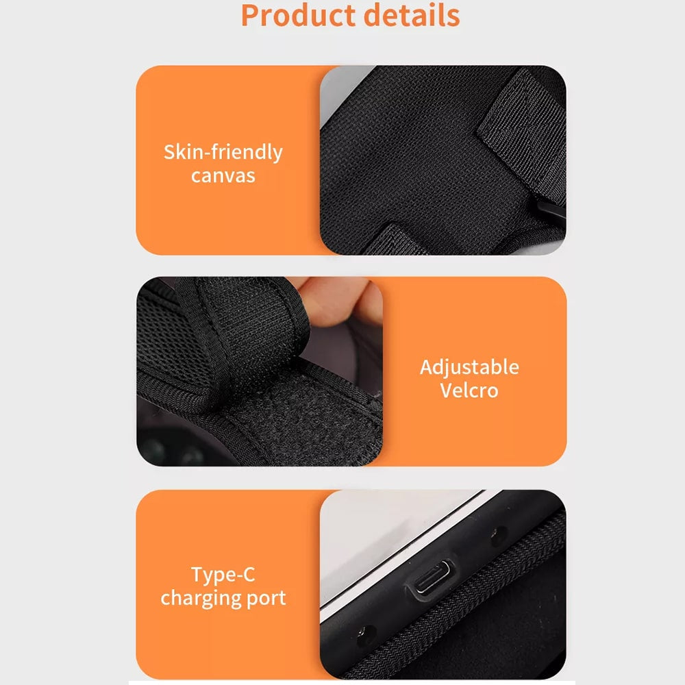 Knæ Massager + infrarød lindring -Digital Skærm-