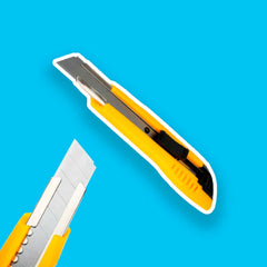 Hobbykniv med 18 mm knækblade