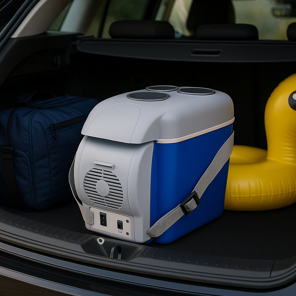 Mini køle/varmeboks til bilen/campingvogn m.v.