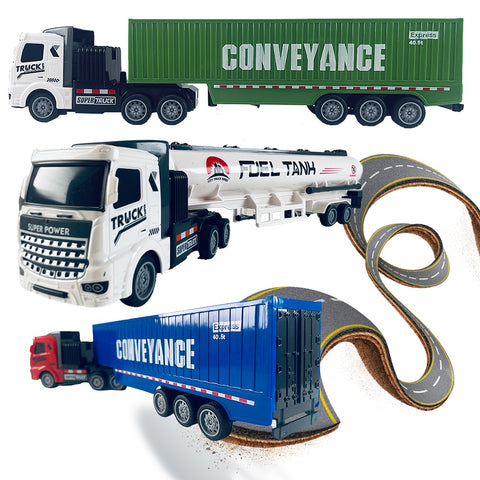 Fjernstyret Lastbil med trailer 1:48 - model 