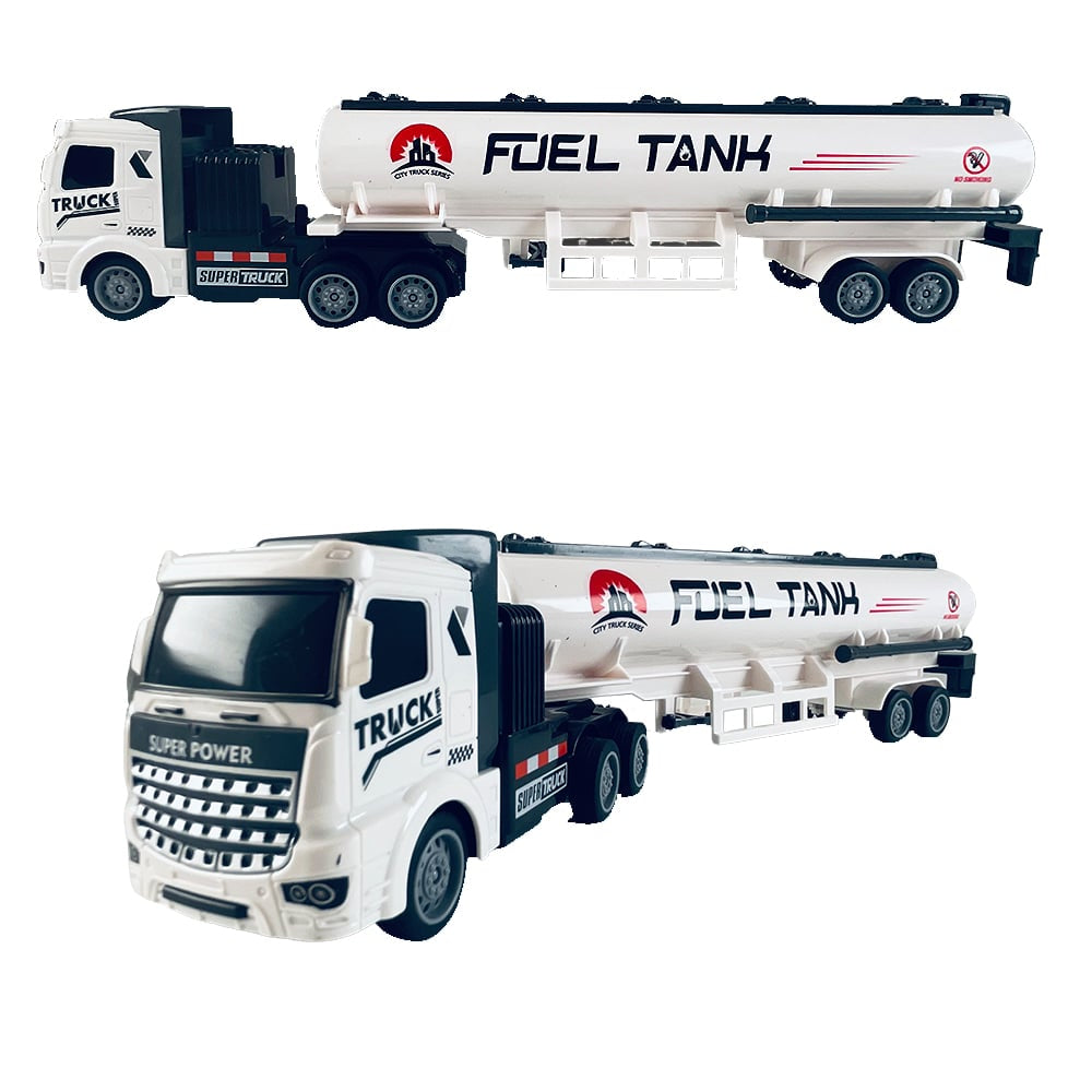 Fjernstyret Lastbil med trailer 1:48 - model "Fuel-Tank" eller "Conveyance" -