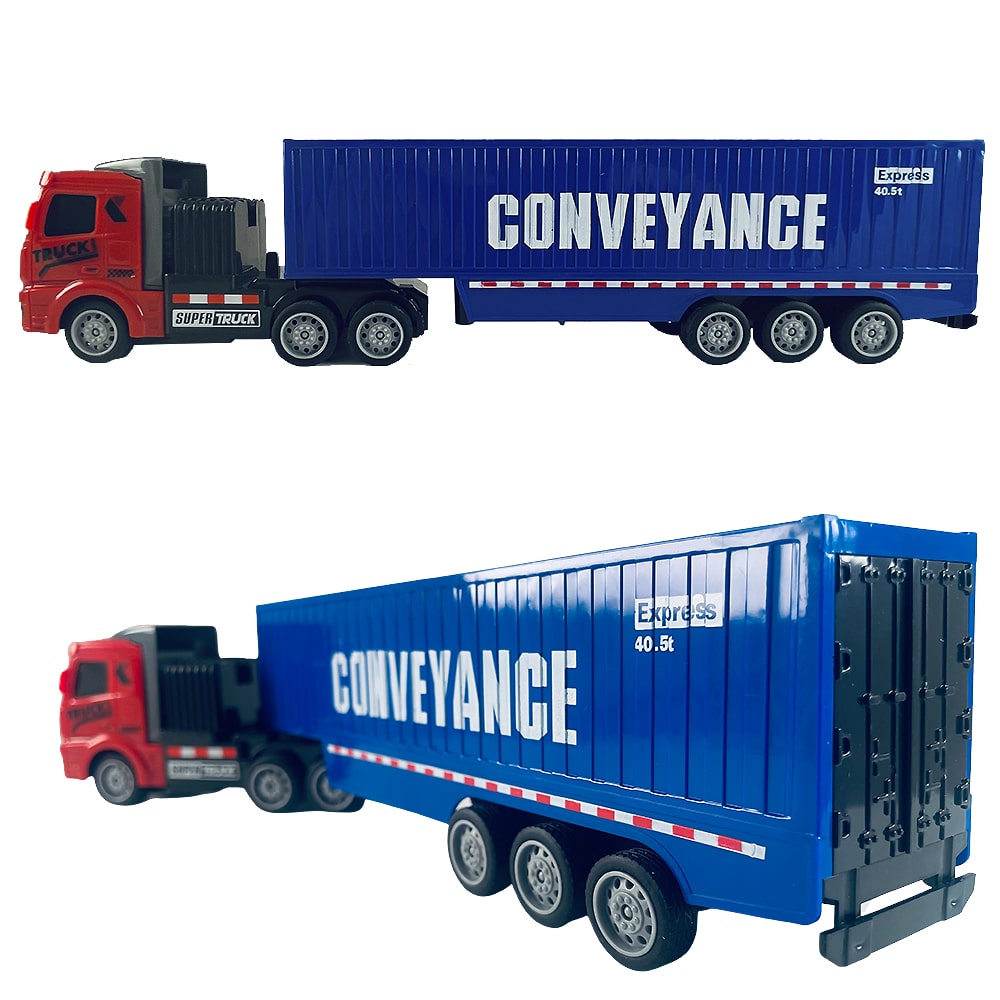 Fjernstyret Lastbil med trailer 1:48 - model "Fuel-Tank" eller "Conveyance" -