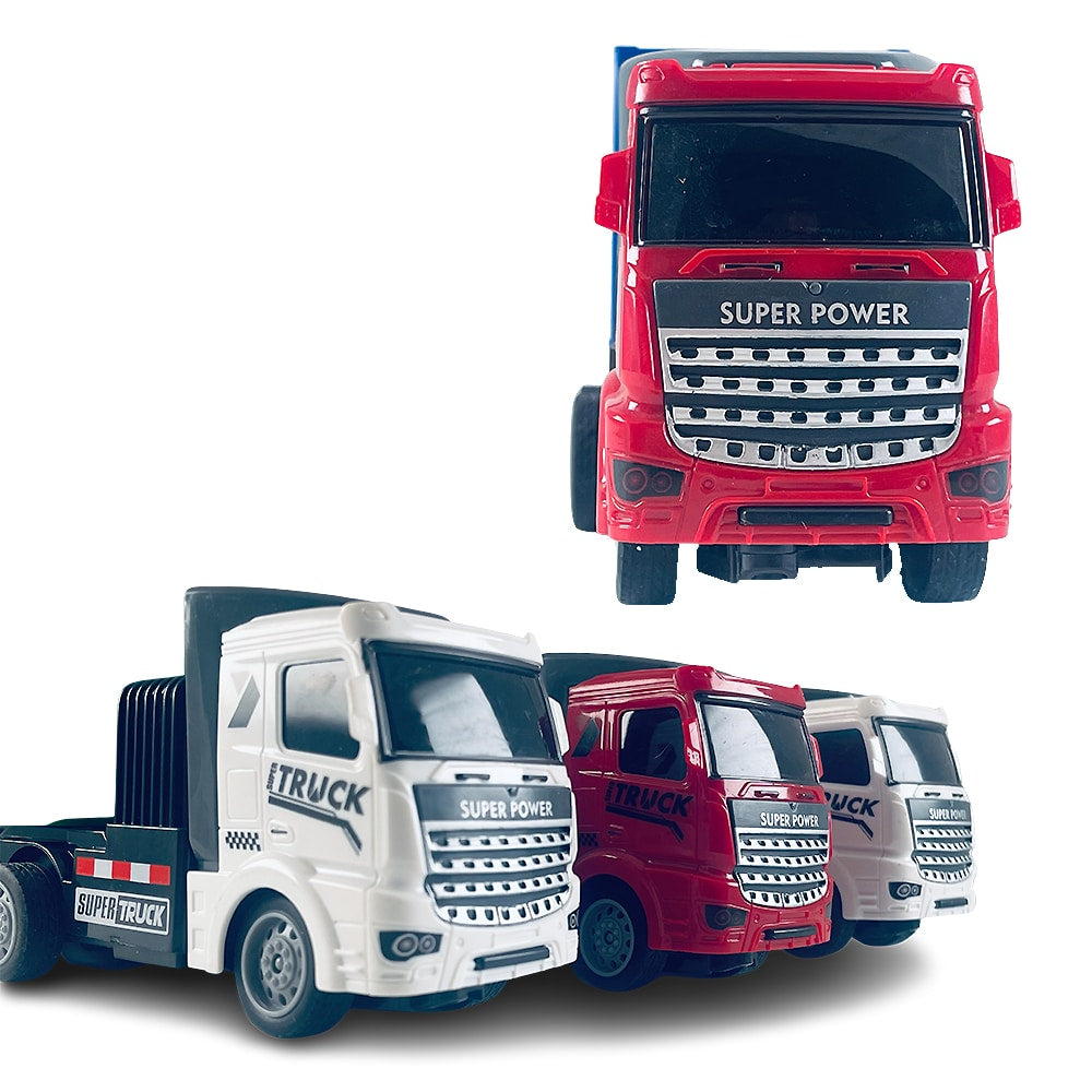 Fjernstyret Lastbil med trailer 1:48 - model "Fuel-Tank" eller "Conveyance" -