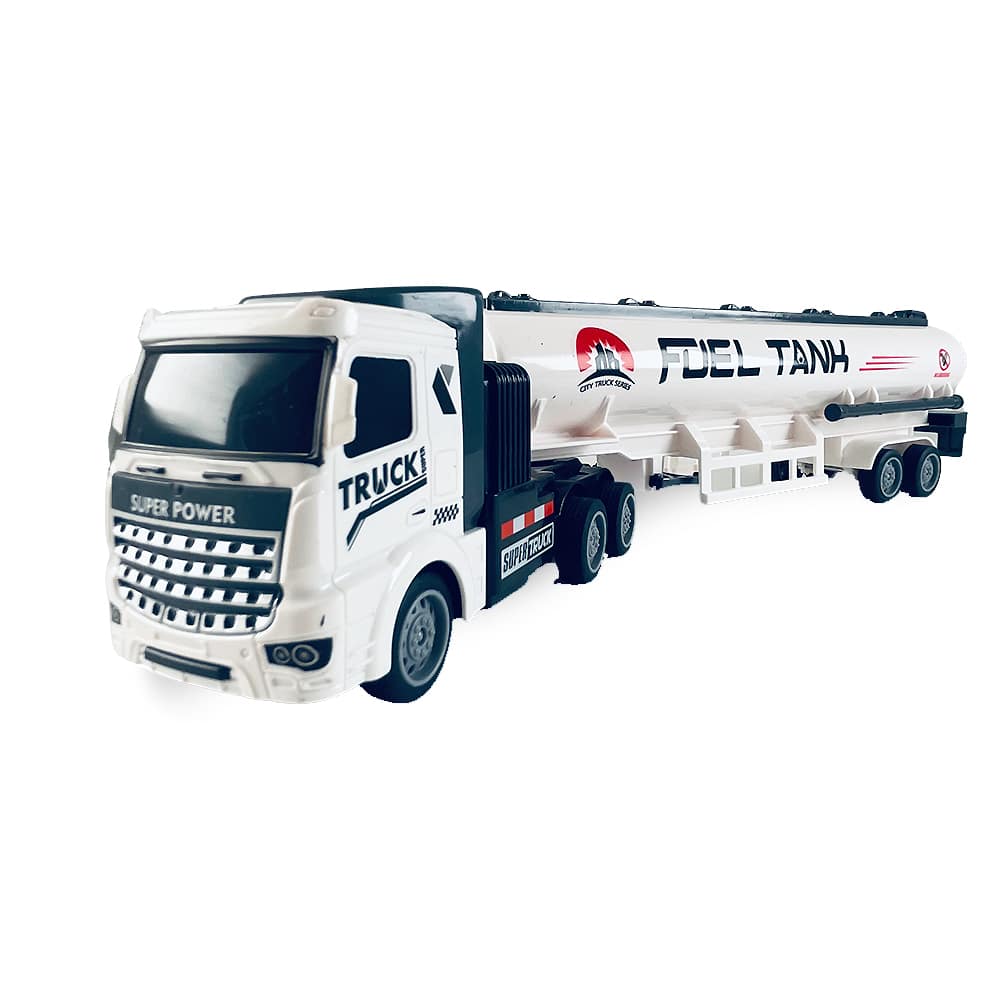 Fjernstyret Lastbil med trailer 1:48 - model "Fuel-Tank" eller "Conveyance" -