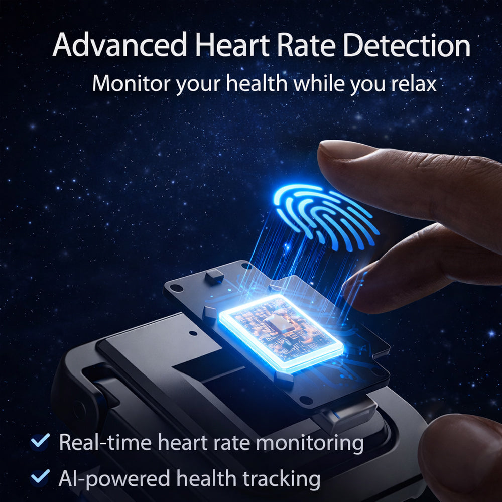 Massagestol 4D kropsscanning, Dual Zone Stretching, 32 airbags, varme i ben/læn & Zero Gravity